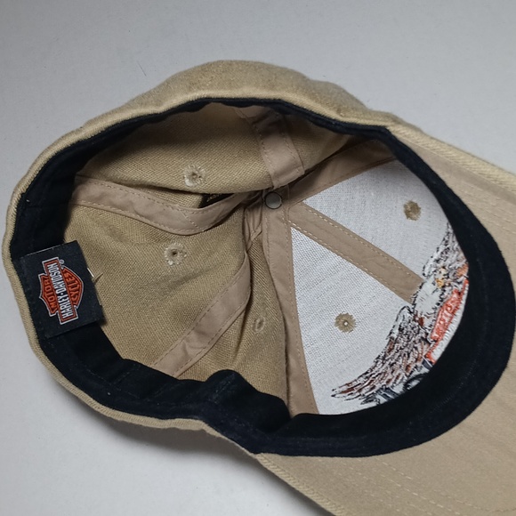 Harley Davidson Brown Cap Hat - Picture 11 of 11